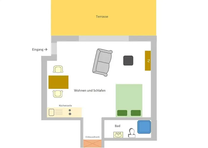 Lägenhet Appartementhaus Suessling Glowe